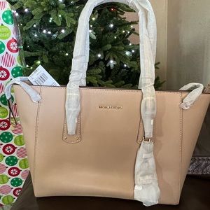 Michael Kors blush pink purse